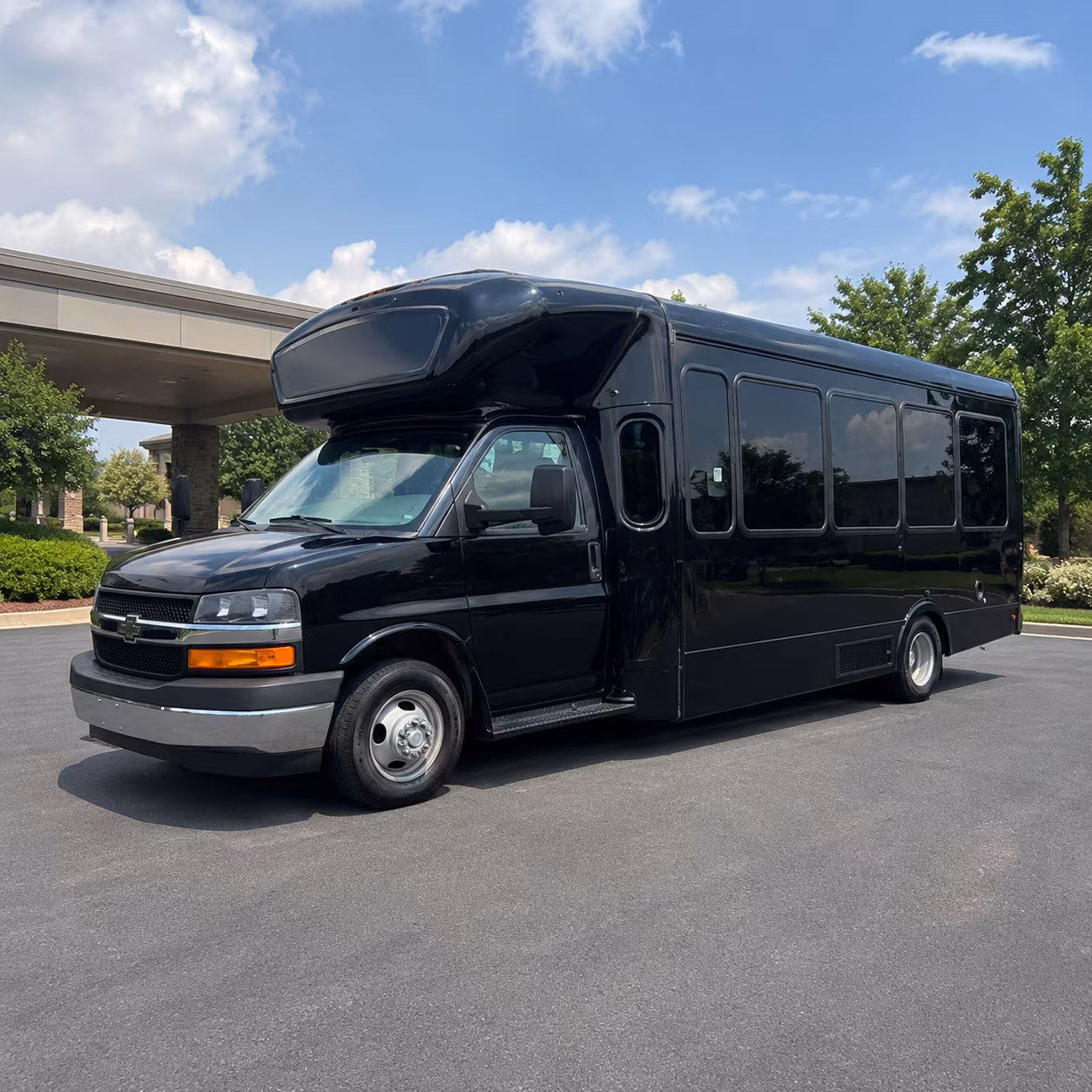 Passenger seating aboard a party bus rental serving Corpus Christi
