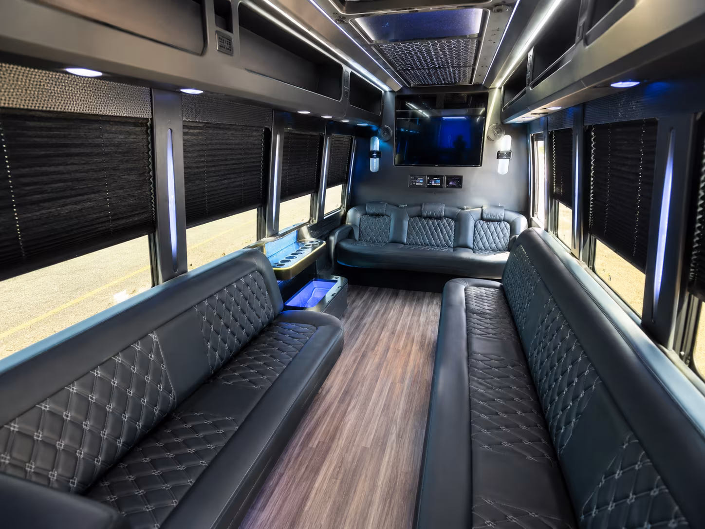 Corpus Christi Bachelor & Bachelorette Transportation party bus exterior