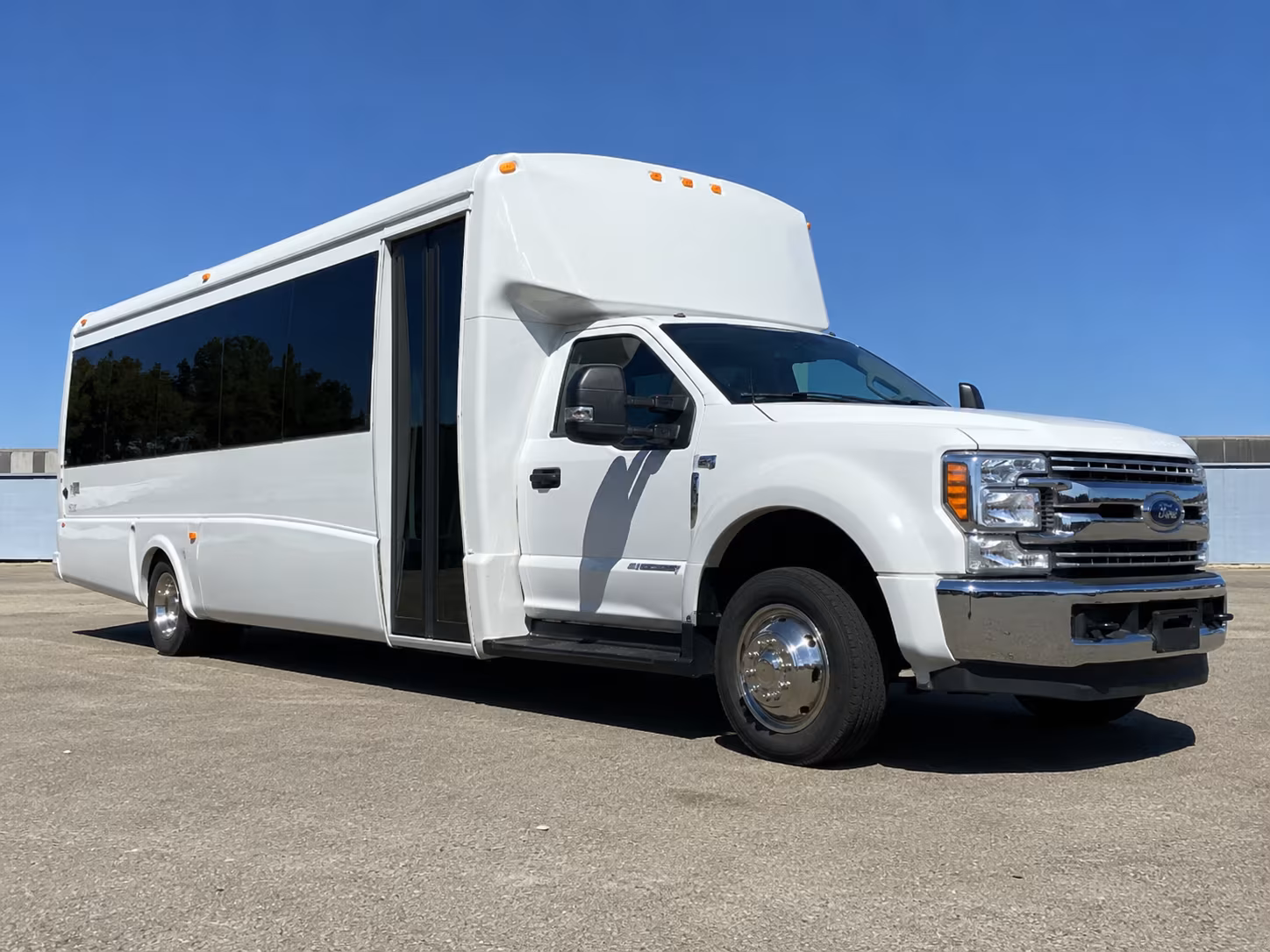 Corpus Christi Corporate Transportation party bus exterior