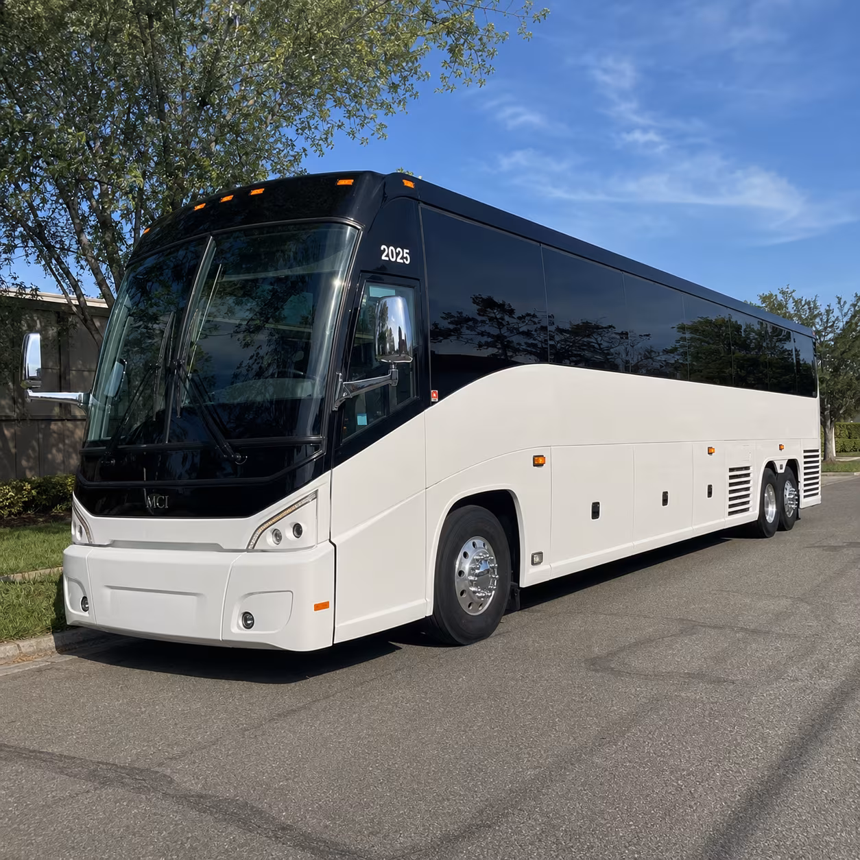 Corpus Christi Corporate Transportation party bus exterior