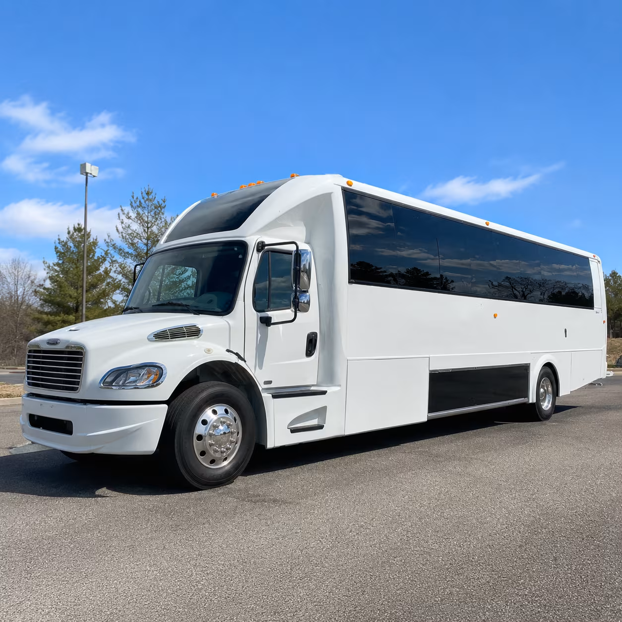 Corpus Christi Private Event Transportation party bus exterior