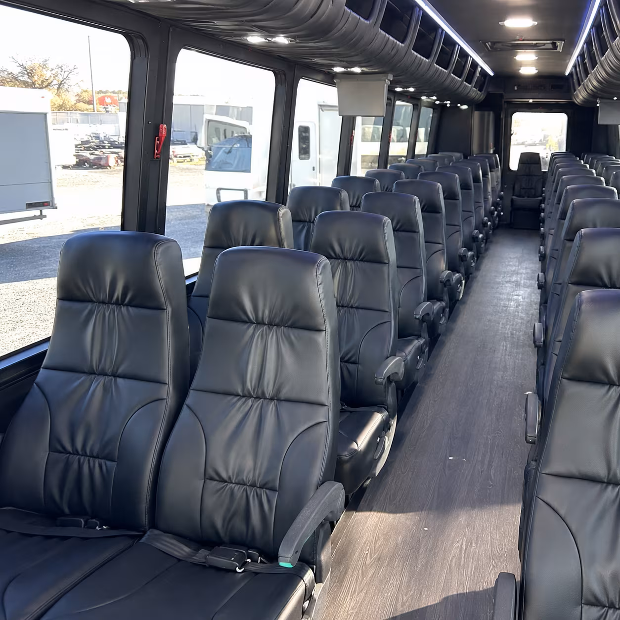 Corpus Christi School Event Transportation party bus exterior