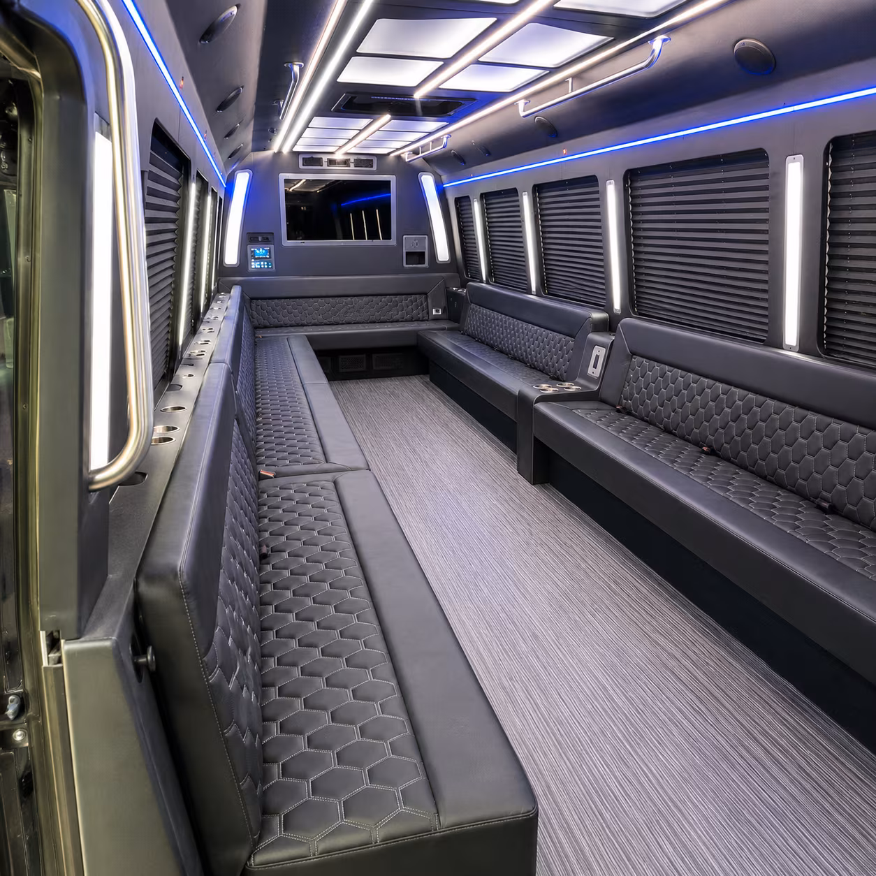 Corpus Christi Sporting Event Transportation party bus exterior