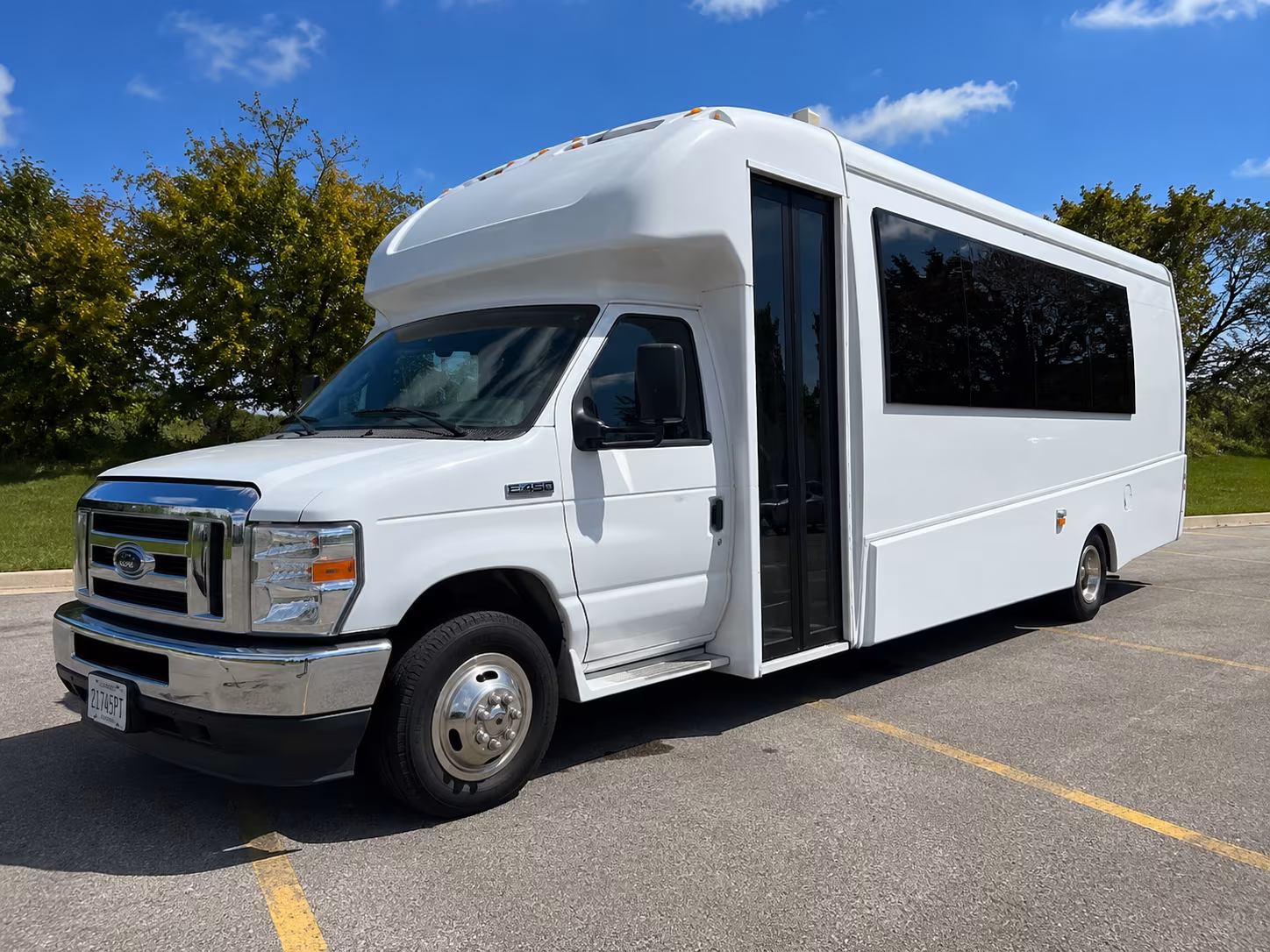 Corpus Christi Sporting Event Transportation party bus exterior