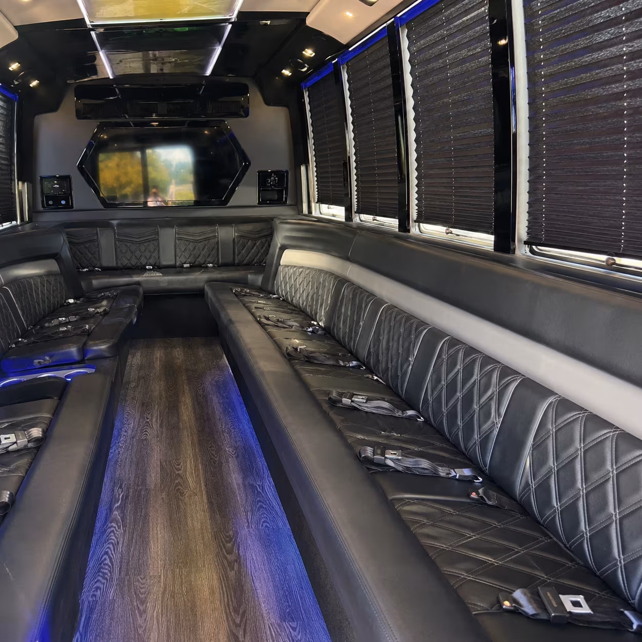 Corpus Christi Sporting Event Transportation onboard seating