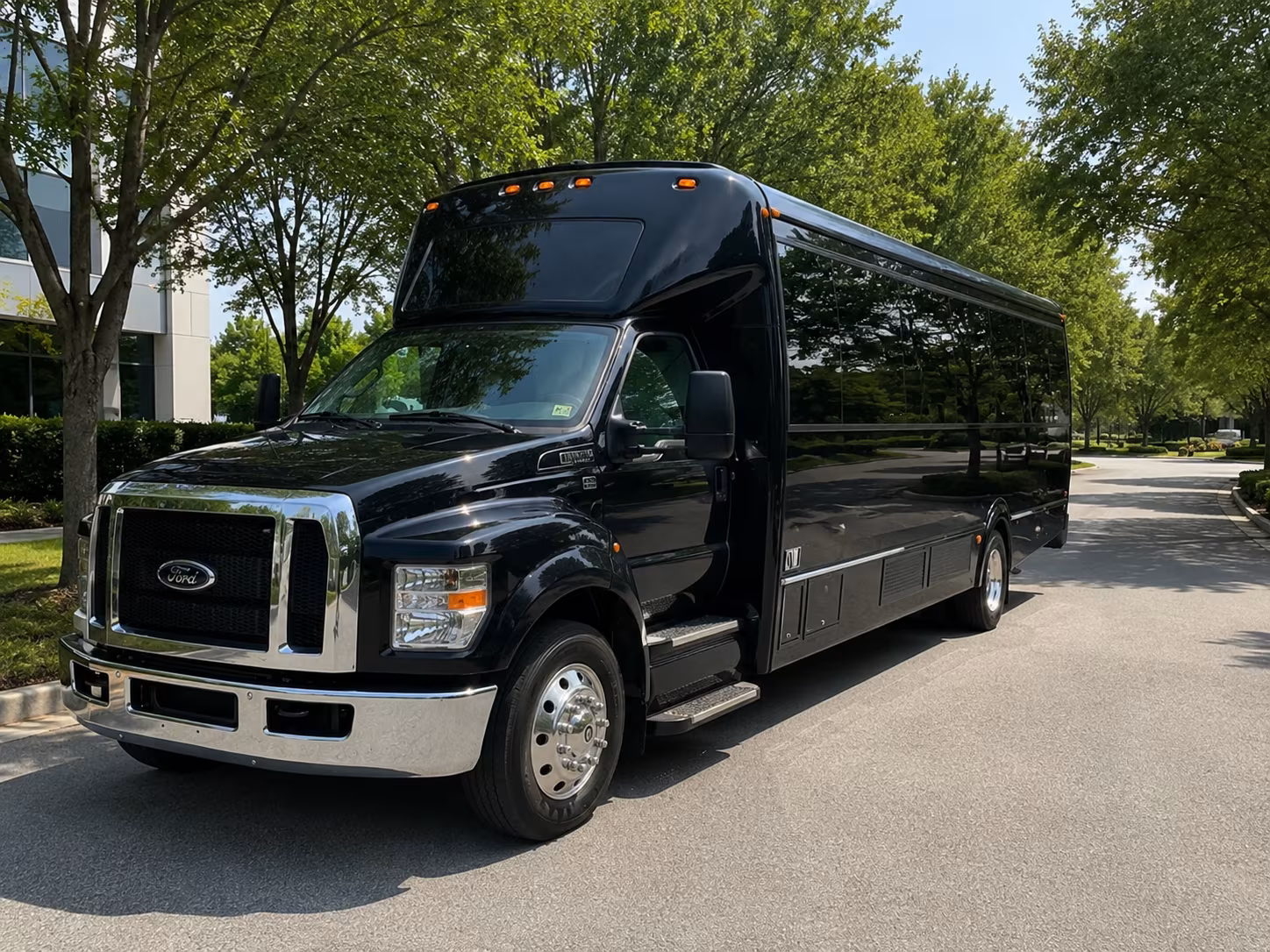 Corpus Christi Wedding Transportation party bus exterior