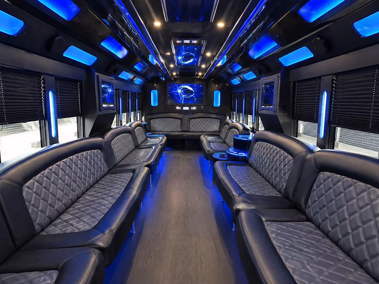 Corpus Christi Wedding Transportation party bus exterior