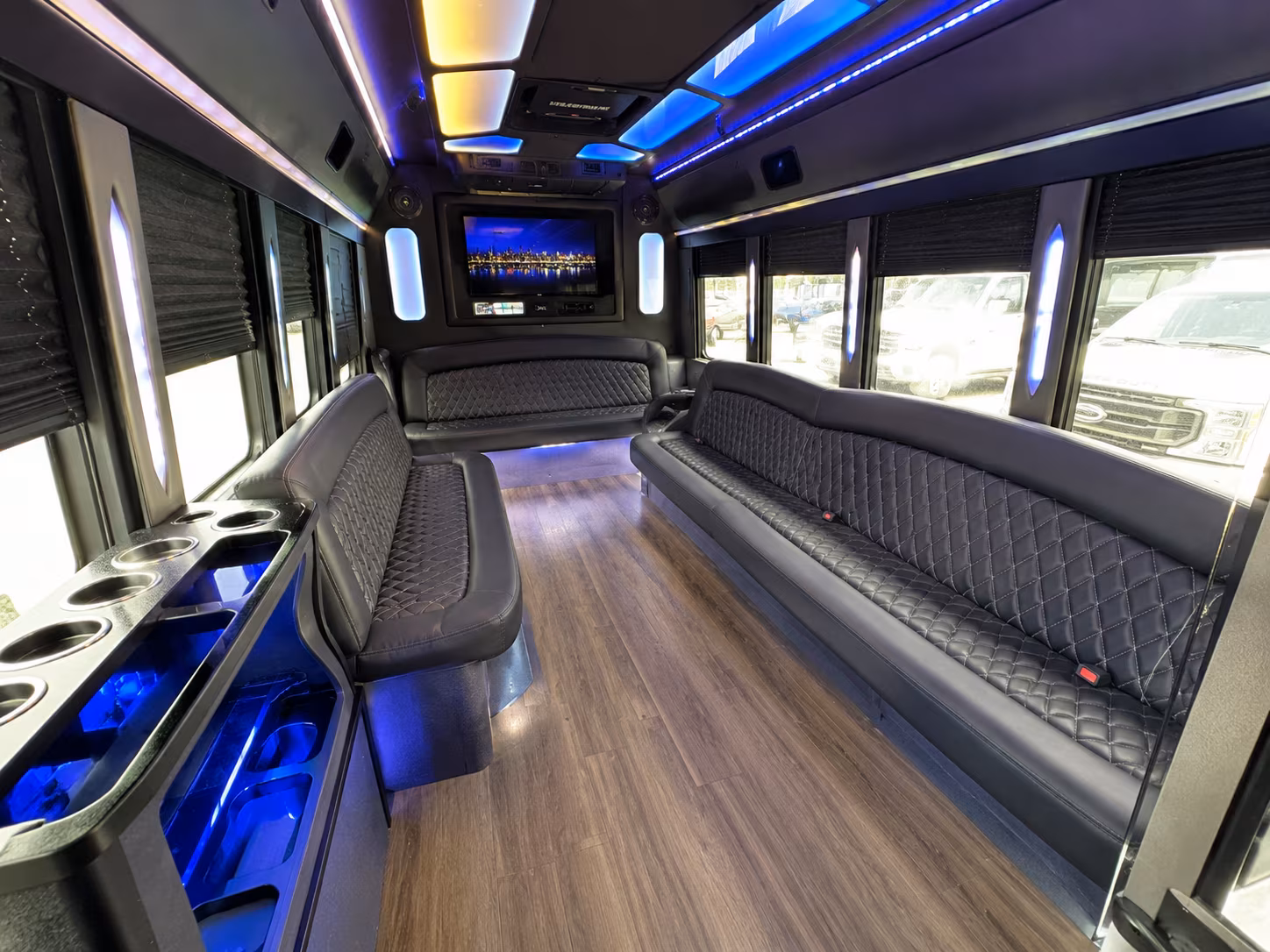 Corpus Christi Winery Tour & Pub Crawl Transportation party bus exterior