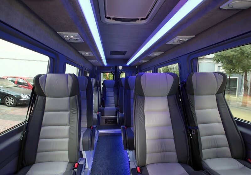 Bryan 18 Passenger Van/Minibus Interior