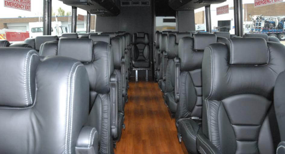 Conroe 20 Passenger Minibus Interior