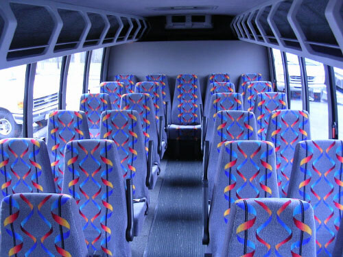Longview 24 Passenger Mini Bus Interior