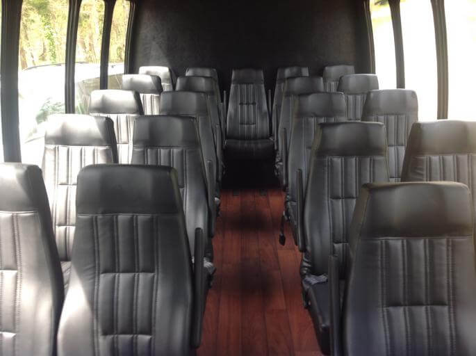 Conroe 30 Passenger Shuttle Bus Interior