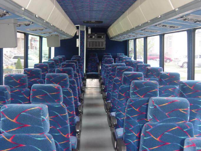 Pharr 35 Passenger Shuttle Bus Interior