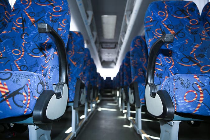 Cedar Park 47-56 Passenger Charter Buses Interior