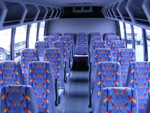 18 Passenger Mini Bus interior